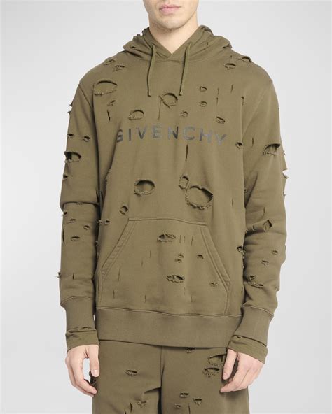 givenchy zodiac hoodie|Givenchy destroyed hoodie.